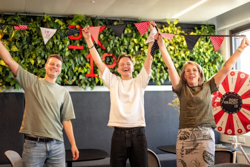 Merijn, Mark en Jacquelien    